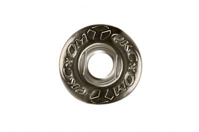 Кнопка металлическая "Альфа" с пружиной, 15 мм (уп. 720+/-20 шт), цвет никель - купить в Златоусте. Цена: 1 466.73 руб.