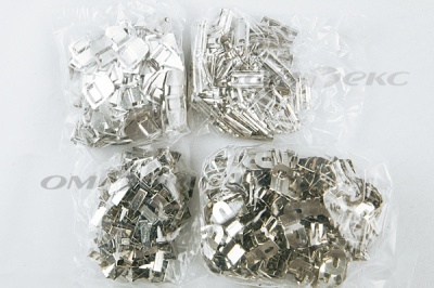 Крючки брючные 4 шипа "Стром" 144 шт. никель - купить в Златоусте. Цена: 383.97 руб.