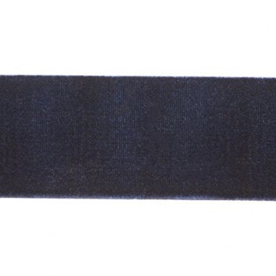 Лента бархатная нейлон, шир.25 мм, (упак. 45,7м), цв.180-т.синий - купить в Златоусте. Цена: 800.84 руб.