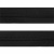 Рулонная молния с покрытием PVC спираль тип 3 (упак.270м) -черная с полосой СВО - купить в Златоусте. Цена: 12.74 руб.