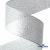 Лента металлизированная "ОмТекс", 50 мм/уп.22,8+/-0,5м, цв.- серебро - купить в Златоусте. Цена: 149.71 руб.