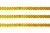 Пайетки "ОмТекс" на нитях, CREAM, 6 мм С / упак.73+/-1м, цв. 92 - золото - купить в Златоусте. Цена: 484.77 руб.