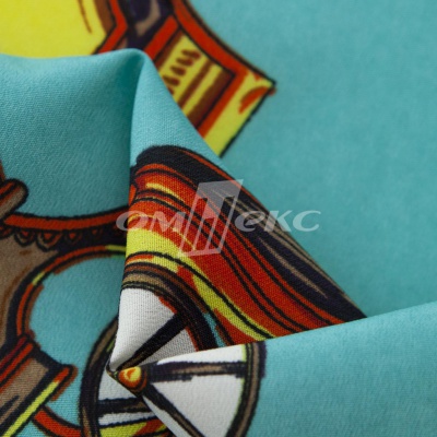 Плательная ткань "Фламенко" 16.2, 80 гр/м2, шир.150 см, принт этнический - купить в Златоусте. Цена 241.49 руб.