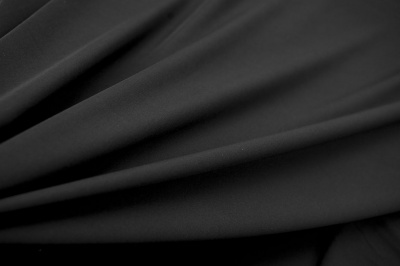 Костюмная ткань с вискозой "Флоренция", 195 гр/м2, шир.150см, цвет чёрный - купить в Златоусте. Цена 507.37 руб.