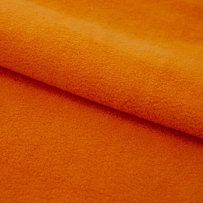 Флис DTY 16-1358, 250 г/м2, шир. 150 см, цвет оранжевый - купить в Златоусте. Цена 640.46 руб.