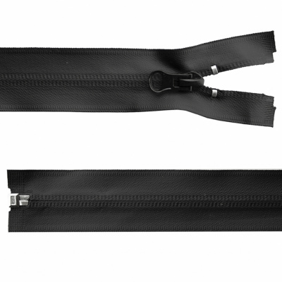Молния водонепроницаемая PVC Т-7, 100 см, разъемная, цвет чёрный - купить в Златоусте. Цена: 61.89 руб.