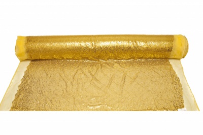 Сетка с пайетками №6, 188 гр/м2, шир.130см, цвет золото - купить в Златоусте. Цена 371.02 руб.