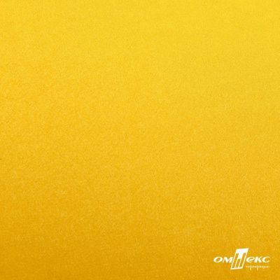 Поли креп-сатин 13-0859, 125 (+/-5) гр/м2, шир.150см, цвет жёлтый - купить в Златоусте. Цена 155.57 руб.