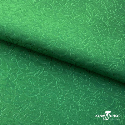 Ткань жаккард королевский, 100% полиэстр 180 г/м 2, шир.150 см, цв-зеленый - купить в Златоусте. Цена 293.39 руб.