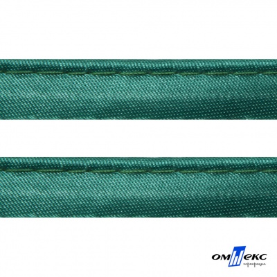 Кант атласный 140, шир. 12 мм (в упак. 65,8 м), цвет т.зелёный - купить в Златоусте. Цена: 237.16 руб.