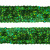 Тесьма с пайетками D4, шир. 20 мм/уп. 25+/-1 м, цвет зелёный - купить в Златоусте. Цена: 778.19 руб.