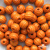 0309-Бусины деревянные "ОмТекс", 16 мм, упак.50+/-3шт, цв.003-оранжевый - купить в Златоусте. Цена: 62.22 руб.