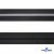 Рулонная молния с покрытием PVC спираль тип 3 (упак.270м) -черная с полосой СВО - купить в Златоусте. Цена: 12.74 руб.