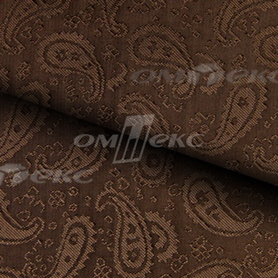 Ткань подкладочная жаккард Р14098, 19-1217/коричневый, 85 г/м2, шир. 150 см, 230T - купить в Златоусте. Цена 168.15 руб.