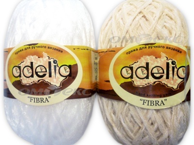 Пряжа Adelia "Fibra", полиэстер 100%, 50 гр/200 м - купить в Златоусте. Цена: 34.67 руб.