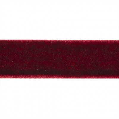 Лента бархатная нейлон, шир.12 мм, (упак. 45,7м), цв.240-бордо - купить в Златоусте. Цена: 396 руб.