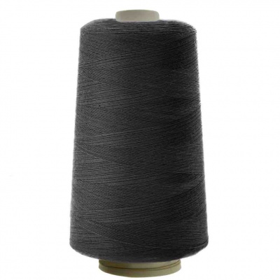Швейные нитки (армированные) 28S/2, нам. 2 500 м, цвет чёрный - купить в Златоусте. Цена: 139.91 руб.