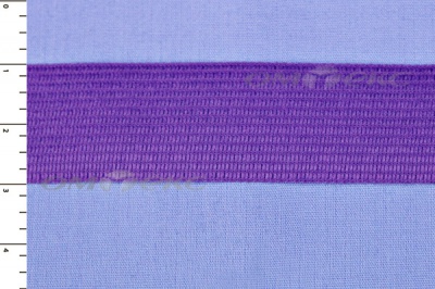 Окантовочная тесьма №0225, шир. 22 мм (в упак. 100 м), цвет фиолет - купить в Златоусте. Цена: 271.60 руб.
