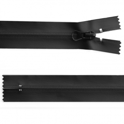 Молния водонепроницаемая PVC Т-7, 20 см, неразъемная, цвет чёрный - купить в Златоусте. Цена: 21.56 руб.