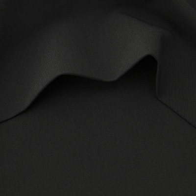 Костюмная ткань с вискозой "Меган", 210 гр/м2, шир.150см, цвет чёрный - купить в Златоусте. Цена 378.55 руб.