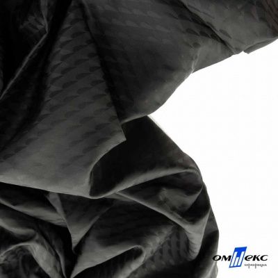 Ткань подкладочная Жаккард PV2416932, 93г/м2, 145 см,черный - купить в Златоусте. Цена 241.46 руб.