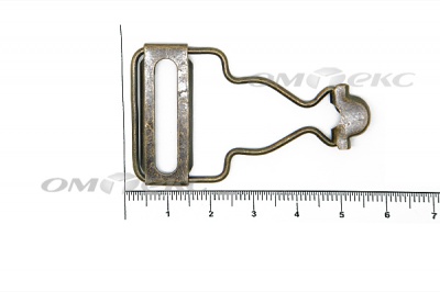 Застежки для комбинезонов металлическая 32 мм Никель (20ШТ)  - купить в Златоусте. Цена: 3.18 руб.