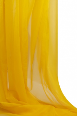 Портьерный капрон 13-0858, 47 гр/м2, шир.300см, цвет 21/жёлтый - купить в Златоусте. Цена 137.27 руб.