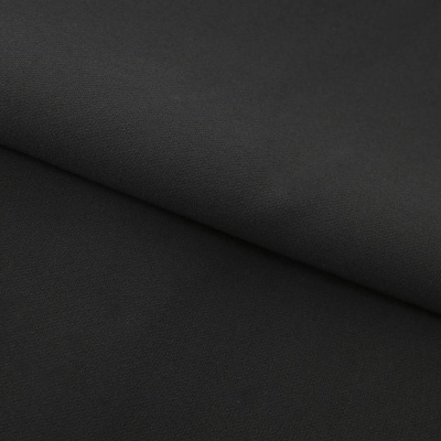 Костюмная ткань "Элис", 220 гр/м2, шир.150 см, цвет чёрный - купить в Златоусте. Цена 308 руб.