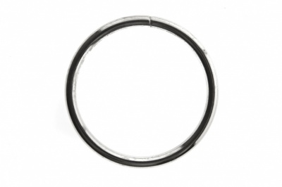 Кольцо металлическое №40 мм, цв.-никель - купить в Златоусте. Цена: 4.45 руб.
