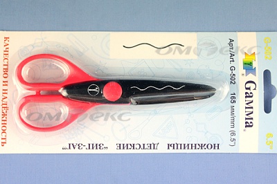 Ножницы G-502 детские 165 мм - купить в Златоусте. Цена: 292.21 руб.