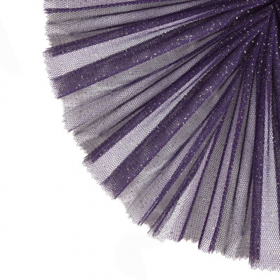 Сетка Глиттер, 24 г/м2, шир.145 см., пурпурный - купить в Златоусте. Цена 117.24 руб.