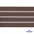 Репсовая лента 005, шир. 6 мм/уп. 50+/-1 м, цвет коричневый - купить в Златоусте. Цена: 88.45 руб.
