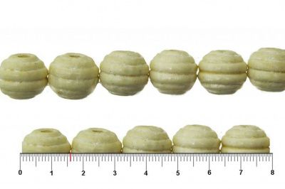 0309-Бусины деревянные "ОмТекс", 16 мм, упак.50+/-3шт, цв.035-белый - купить в Златоусте. Цена: 62.22 руб.