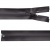 Молния водонепроницаемая PVC Т-7, 60 см, разъемная, цвет (301) т.серый - купить в Златоусте. Цена: 49.39 руб.