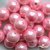 0404-00108-Бусины пластиковые под жемчуг "ОмТекс", 16 мм, (уп.50гр=24+/-1шт) цв.101-св.розовый - купить в Златоусте. Цена: 44.18 руб.