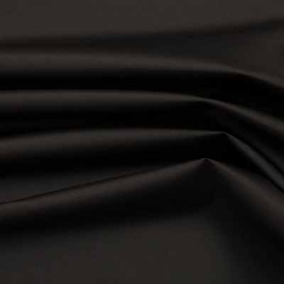 Курточная ткань Дюэл (дюспо), PU/WR/Milky, 80 гр/м2, шир.150см, цвет чёрный - купить в Златоусте. Цена 141.80 руб.