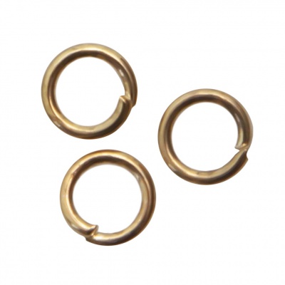 Кольцо  соединительное для бижутерии 4 мм, цв.-золото - купить в Златоусте. Цена: 0.41 руб.