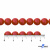 0404-0140-Бусины пластиковые под жемчуг "ОмТекс", 8 мм, (уп.50гр=218+/-3шт), цв.072-красный - купить в Златоусте. Цена: 42.84 руб.