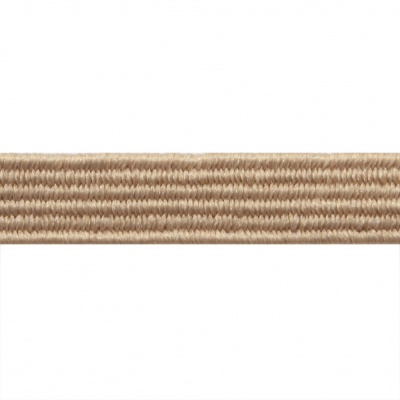 Резиновые нити с текстильным покрытием, шир. 6 мм ( упак.30 м/уп), цв.- 97-бежевый - купить в Златоусте. Цена: 152.05 руб.