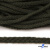 Шнур плетеный d-6 мм круглый, 70% хлопок 30% полиэстер, уп.90+/-1 м, цв.1075-хаки - купить в Златоусте. Цена: 588 руб.