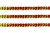 Пайетки "ОмТекс" на нитях, CREAM, 6 мм С / упак.73+/-1м, цв. 96 - красный - купить в Златоусте. Цена: 484.77 руб.
