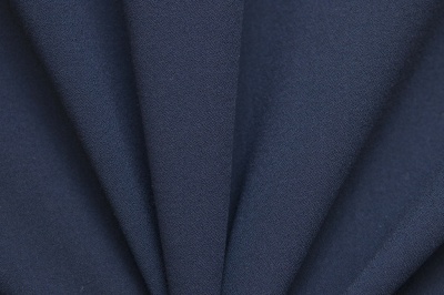 Костюмная ткань с вискозой "Бриджит", 210 гр/м2, шир.150см, цвет т.синий - купить в Златоусте. Цена 564.96 руб.