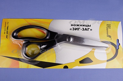 Ножницы ЗИГ-ЗАГ "MAXWELL" 230 мм - купить в Златоусте. Цена: 1 041.25 руб.