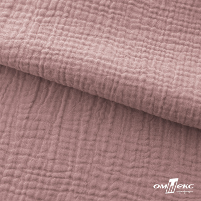 Ткань Муслин, 100% хлопок, 125 гр/м2, шир. 135 см   Цв. Пудра Розовый   - купить в Златоусте. Цена 388.08 руб.