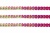 Пайетки "ОмТекс" на нитях, CREAM, 6 мм С / упак.73+/-1м, цв. 89 - розовый - купить в Златоусте. Цена: 468.37 руб.