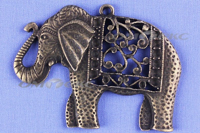 Декоративный элемент для творчества из металла "Слон"  - купить в Златоусте. Цена: 26.93 руб.
