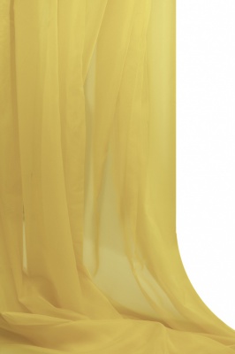 Портьерный капрон 12-0826, 47 гр/м2, шир.300см, цвет св.жёлтый - купить в Златоусте. Цена 137.27 руб.