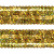 Тесьма с пайетками D16, шир. 20 мм/уп. 25+/-1 м, цвет золото - купить в Златоусте. Цена: 786.13 руб.