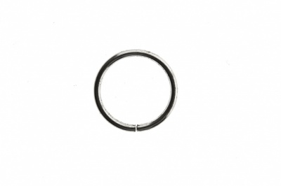 Кольцо металлическое d-15 мм, цв.-никель - купить в Златоусте. Цена: 2.45 руб.