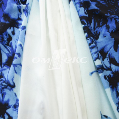 Плательная ткань "Фламенко" 19.1, 80 гр/м2, шир.150 см, принт растительный - купить в Златоусте. Цена 241.49 руб.